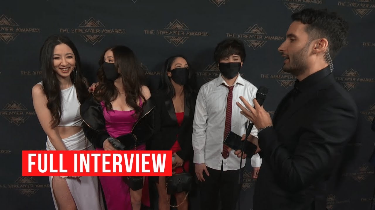 Sykkuno, Pokimane, Valkyrae, Fuslie IRL Interview w Nymn Streamer