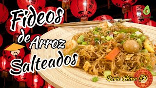 Como Hacer Fideos De Arroz Salteados Receta Facil