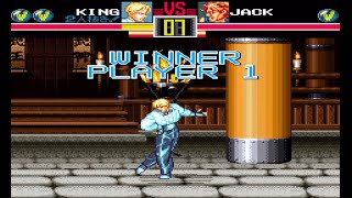 SFC【龍虎の拳】レベルMAXをキングで全キャラ討伐目指す配信 4人目まで