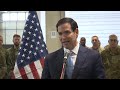 U.S. Secretary of State Marco Rubio at the Civil-Military Coordination Center