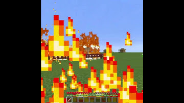 Cursed OP Fire Power in Minecraft