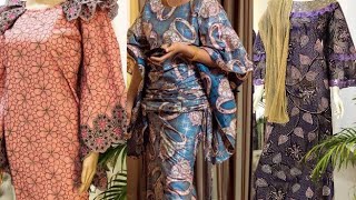45+AFRICAN DRESSES: BEST STYLISH & CREATIVE African Fashion Ankara Lace Boubou/Kaftan Styles for led