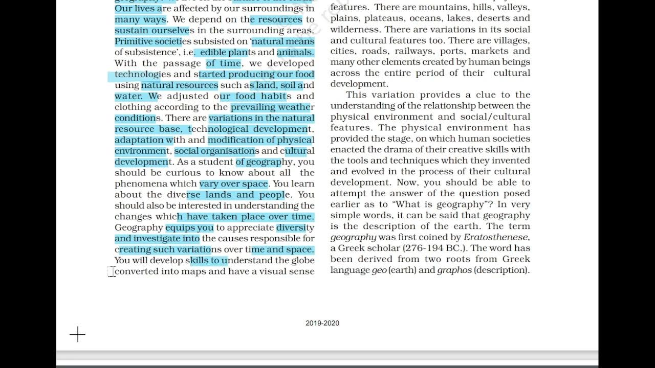 (P1 Learning Geography as a Discipline) NCERT Class 11 Geography