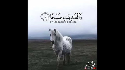 سورة العاديات ❤️