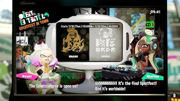 Splatfest Announcement ~ Chaos VS Order ~ Splatoon 2