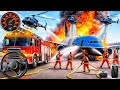 Fire Truck Rescue Simulator Driving - 911 US Emergency Firefighter Rescue - Android Gameplay