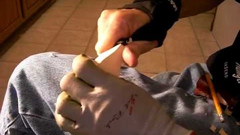 Whittling The Minature Flying Duck  Part 1