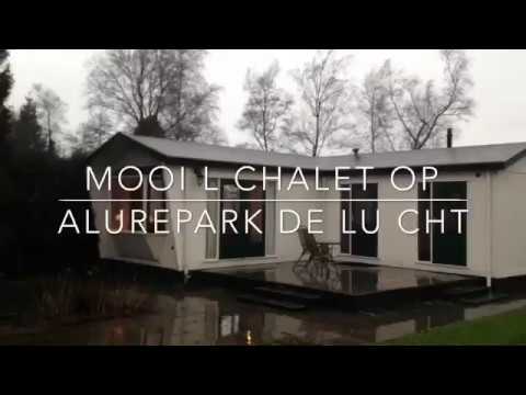 L vorm chalet op Allurepark de Lucht in Renswoude