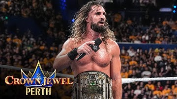 Seth Rollins SOUNDS OFF after defeating Cody Rhodes: Crown Jewel 2025 highlights