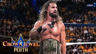 Seth Rollins SOUNDS OFF after defeating Cody Rhodes: Crown Jewel 2025 highlights