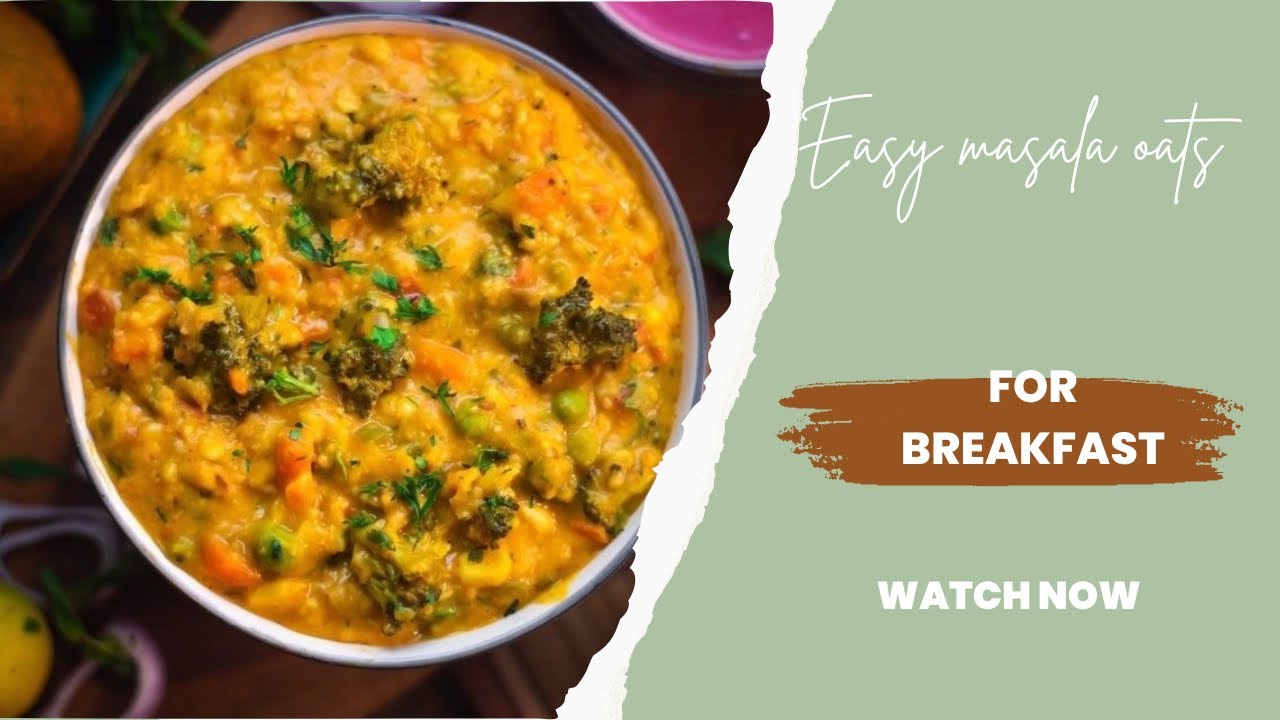 First YouTube Video | Simple Masala Oats Recipe😋