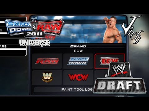 SmackDown vs. RAW 2011 Universe Mode Intro & Draft!
