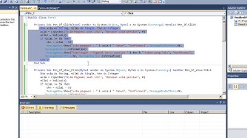 Tutorial Percabangan IF - ELSE - CASE vb.net / vb 2010