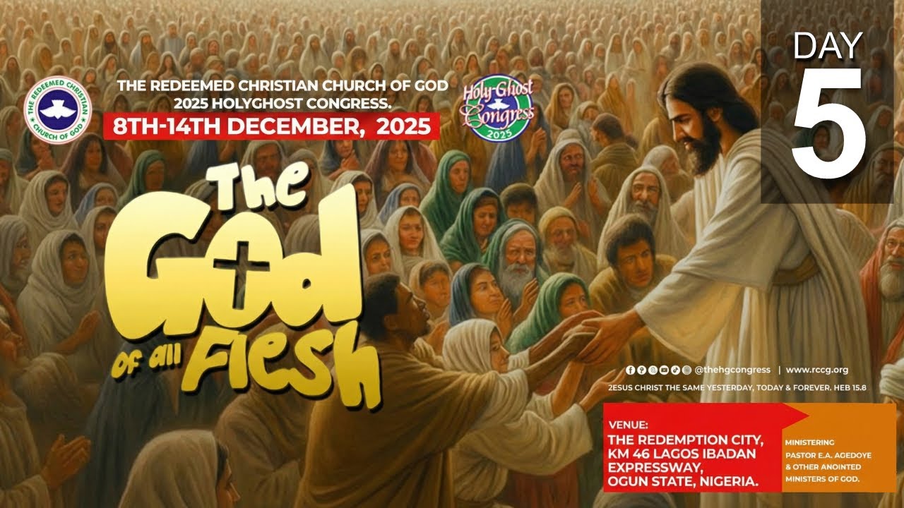 RCCG HOLY GHOST CONGRESS 2025 - DAY 5_ EVENING SERVICE - YouTube
