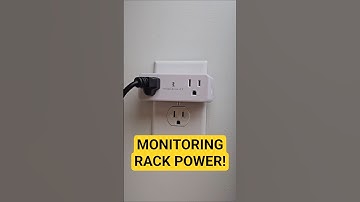 Ik controleer het stroomverbruik van mijn netwerkrack!