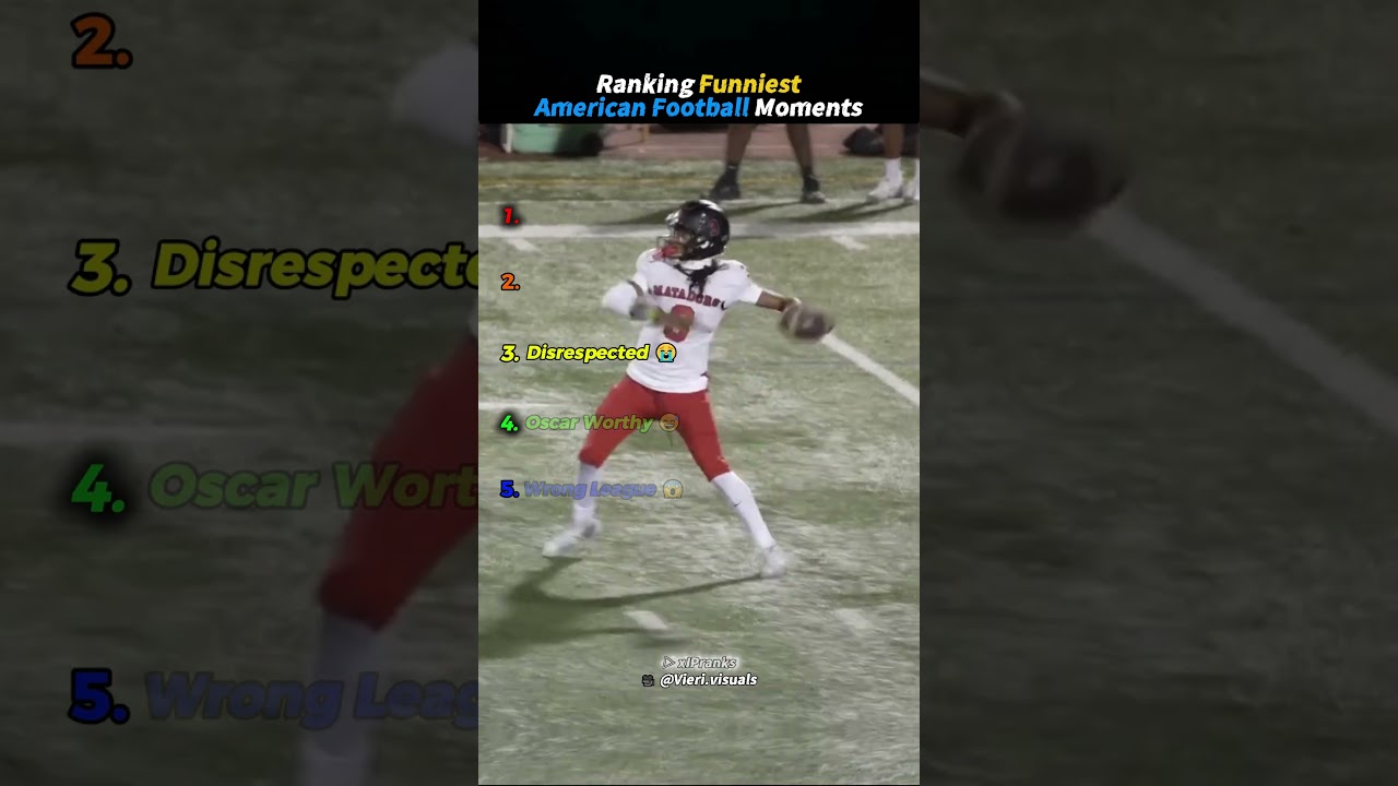 Ranking Most Funniest American Football Moments 🤣