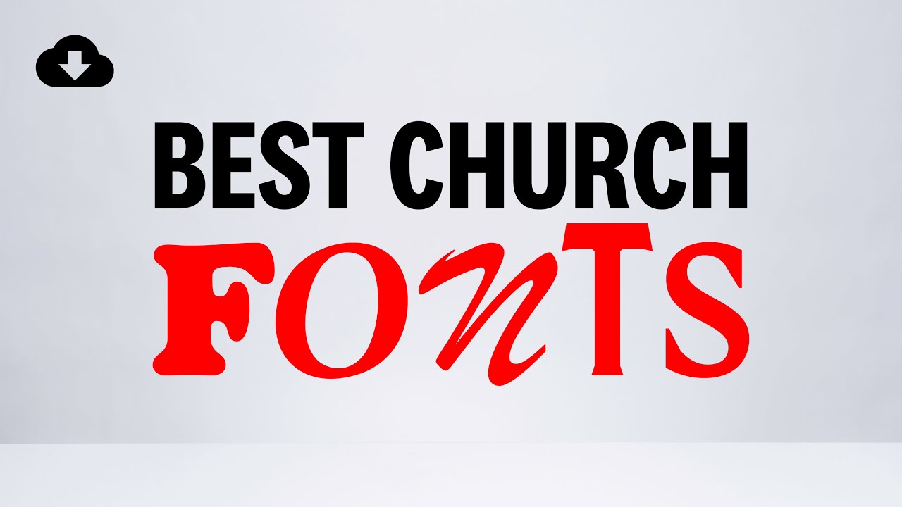best font for church presentation