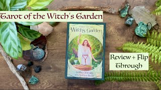 Tarot of the Witch's Garden Deck Review + Flip Through 🌿🍁🌾🍄🌼🌹