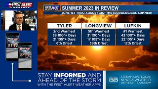 East Texas summer 2023 in review, and looking ahead