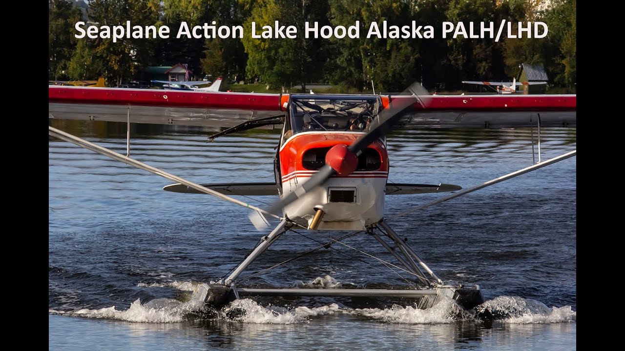 Afternoon at Lake Hood Seaplane Base Action