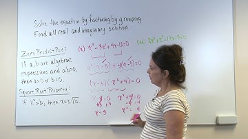 Solving the Equation Using Factoring by Groups