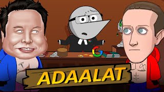 Google Courtroom - ELON VS MARK | Angry Prash