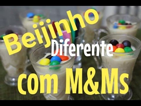 BEIJINHO DIFERENTE COM M&MS #2 RECEITA