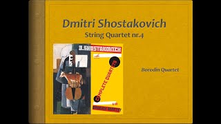 Shostakovich, String Quartet 4 - Video Score - Borodin Quartet
