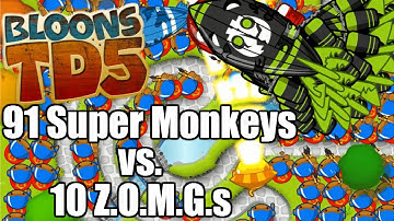 Super Monkeys vs. Z.O.M.G.! (BTD5: Sandbox Style E5)
