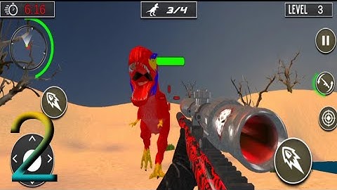 Wild Dino Hunting Jungle Games Android Gameplay Part - 2