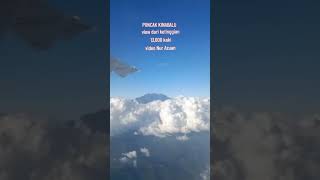 Place to visit: Mount Kinabalu peak from boing 737 #nature #fly #travel