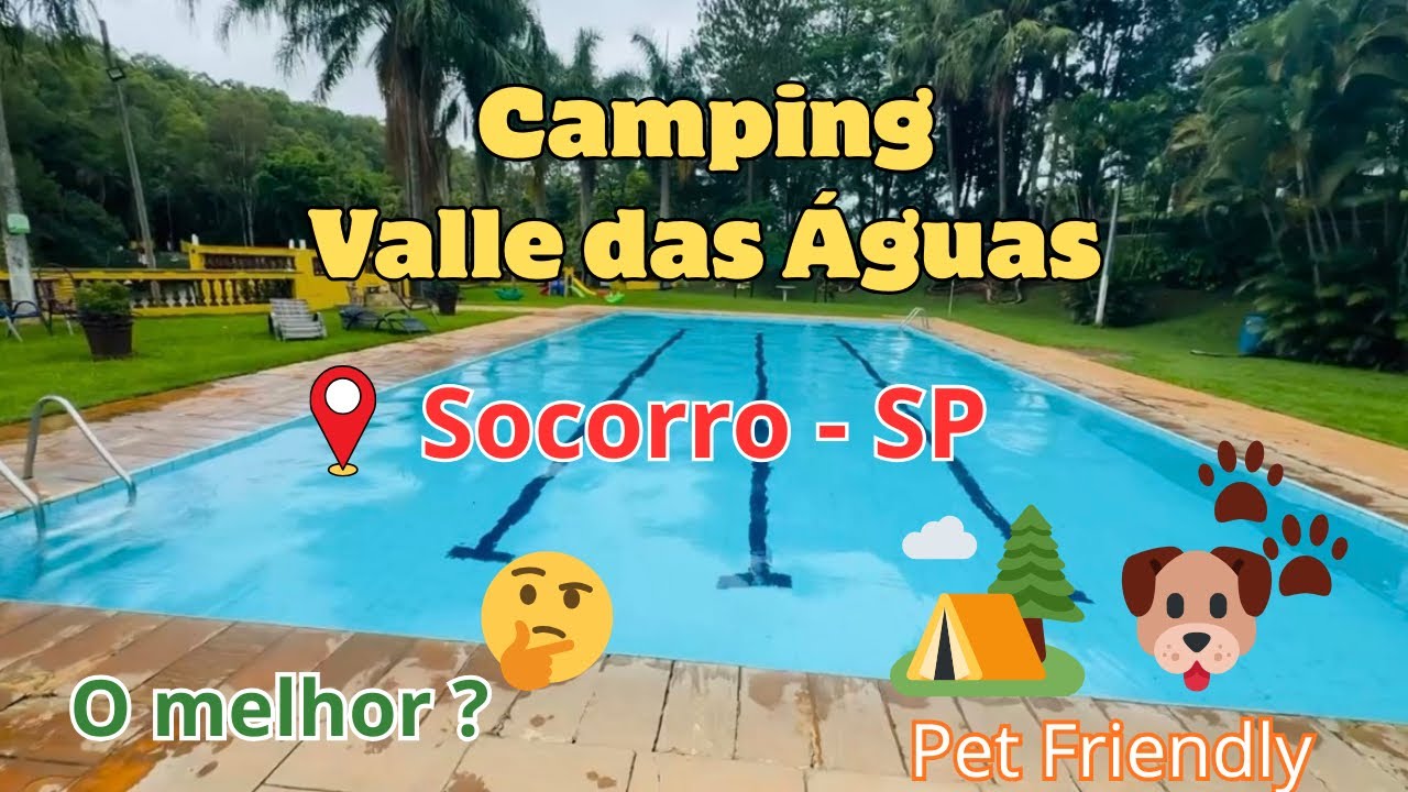 O MELHOR CAMPING DE SOCORRO? 🏕️ Conheça o Valle das Águas: Estrutura, Lazer e Natureza!