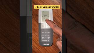 Voltas Ac Remote Unlock 🔐| How To Unlock Voltas Ac Remote #voltasacremote #abidacwala #shorts