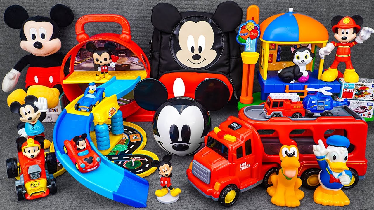 Satisfying with Unboxing Mickey Mouse Roller Coaster Deluxe