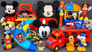 Satisfying With Unboxing Mickey Mouse Roller Coaster Deluxe Clubhouse Playset Review Toys Asmr