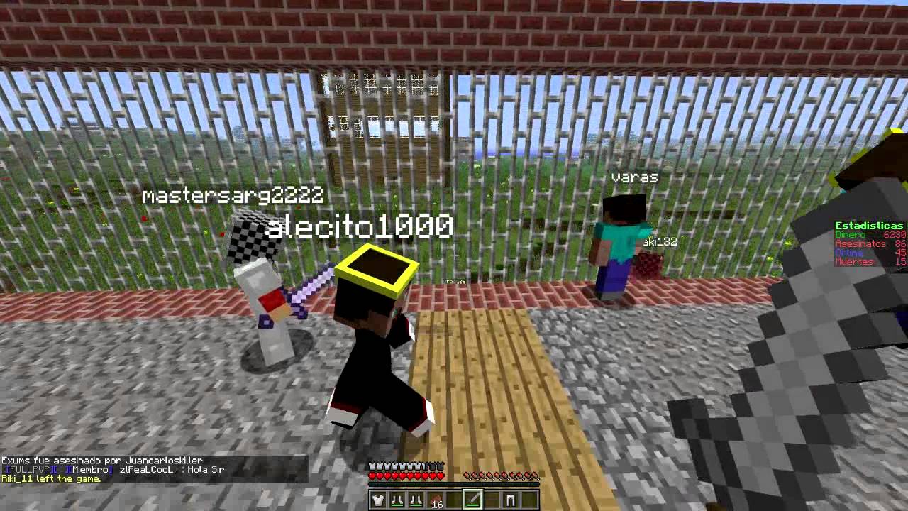 SERVER NEXUS 1.6.4 | MINECRAFT | PVP | 24/7 - HOLASOYGERMAN - YouTube