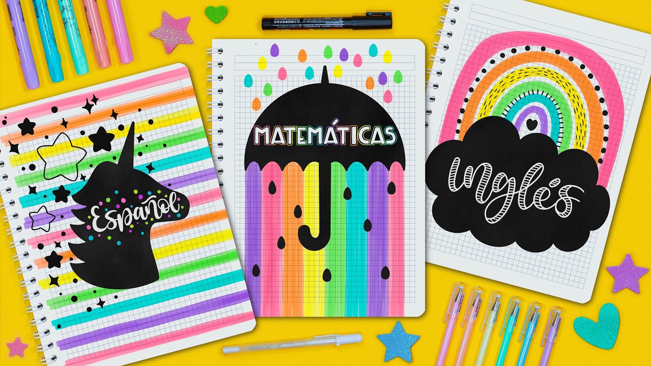 Compartir 41+ imagen como hacer portadas bonitas para libretas