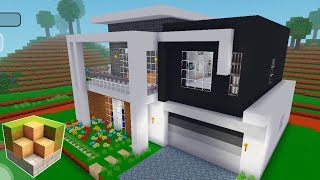 Block Craft 3D Mobile Gameplay  -Modern House- screenshot 5
