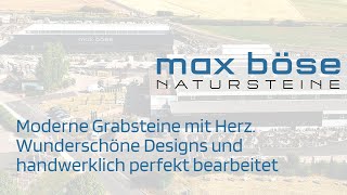 Max Böse Natursteine - Grabsteine Mit Herz Und Individueller Symbolik
