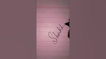Sheikh Signature| easy sign | my sign #viral #signature