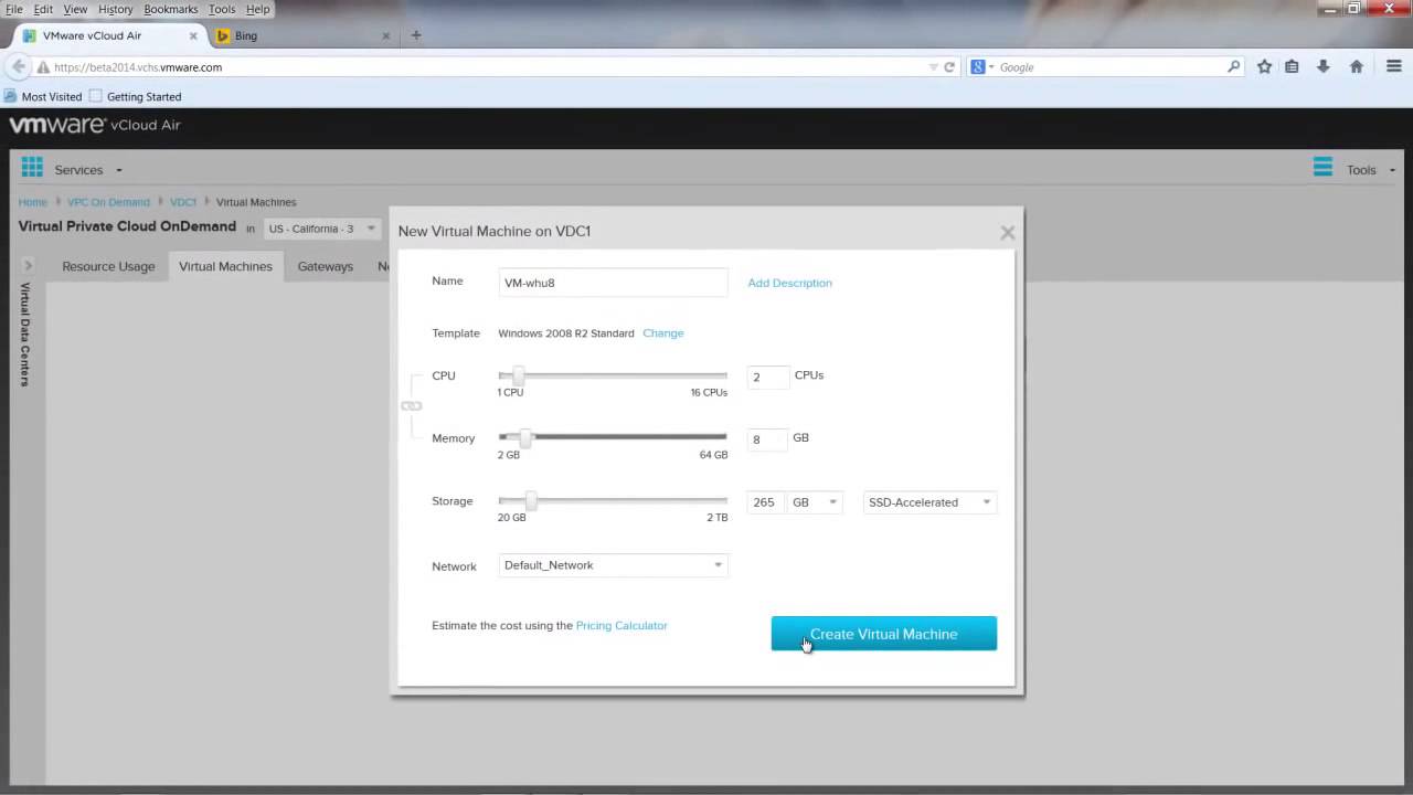 vmware - vCloud Air: Virtual Private Cloud OnDemand - Getting Started #1