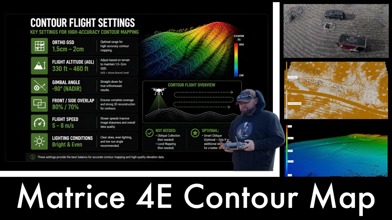 Matrice 4E Contour Mapping Walkthrough | DEM, DSM, Contour Workflow ...
