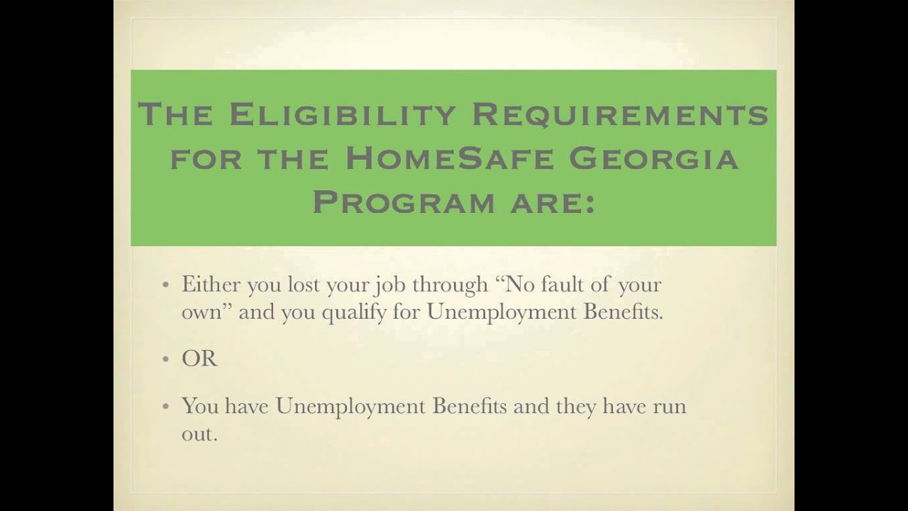 HomeSafe Qualifications and Eligibility requirements. YouTube