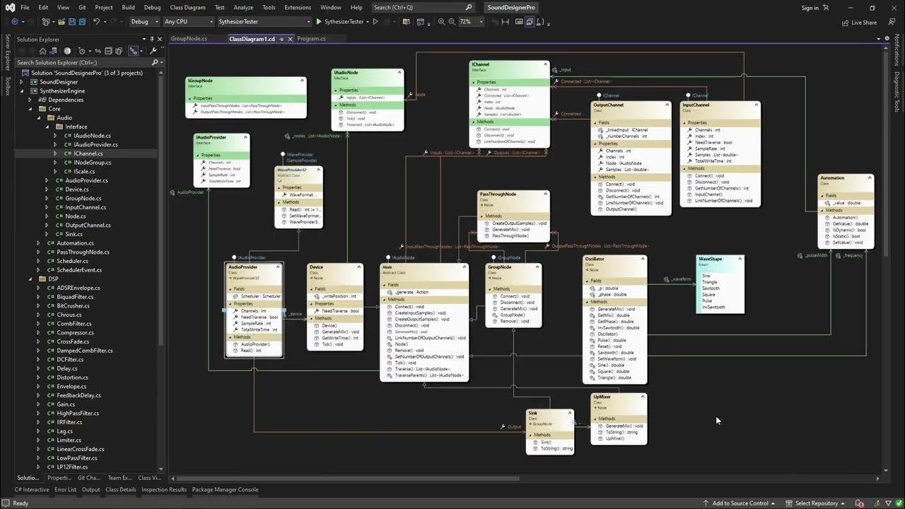Audio Synthesizer Engine With C and NAudio Part 1 YouTube