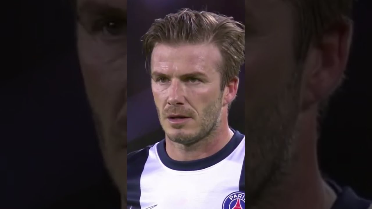 David Beckham's last Goal in his career 