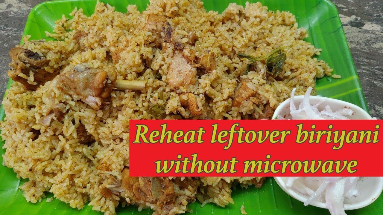 Reheat leftover biriyani without microwavereheat in pressure cooker in malayalam. YouTube
