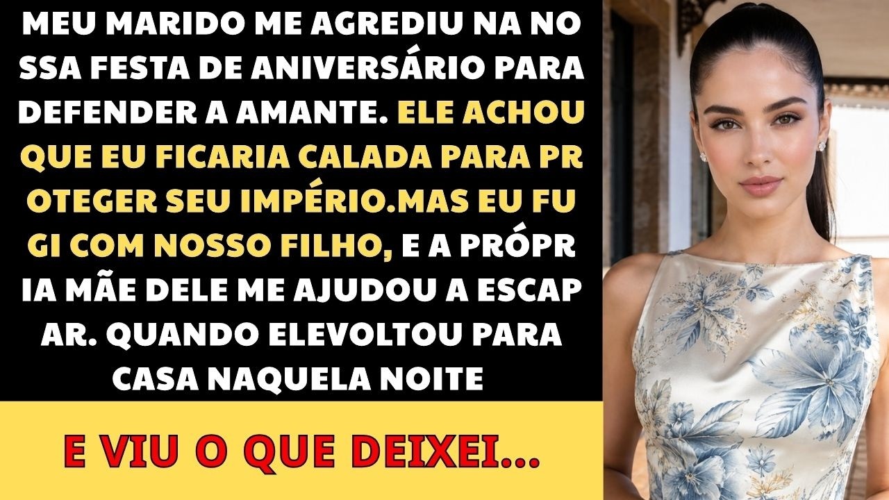 Um instante comum — uma porta lateral de hotel, um cheiro de cera no corredor — e de repente eu estava de volta àquele lugar onde tudo desabou. Três silhuetas no convite pareciam familiares...