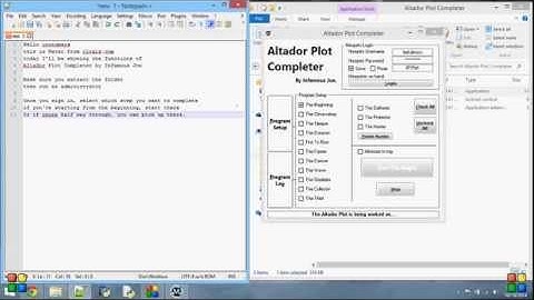 Neopets Cheats: clraik.com Altador Plot Completer