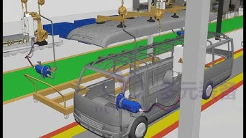 SKD / CKD Bus Welding Line and Bus Assembly Line