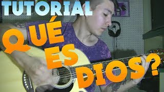 Video thumbnail of "QUE ES DIOS LPDA TUTORIAL GUITARRA RASGUEO"